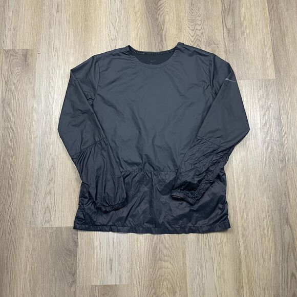 Nike Running Division Shirt Mens Medium Black Lightweight Long Sleeve Athletic - Picture 1 of 12